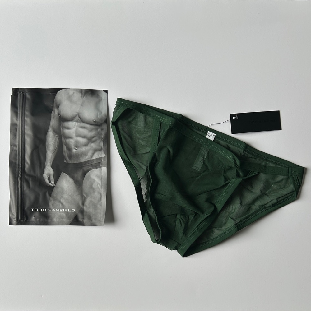 Todd Sanfield Endurance Mesh Brief in Pine